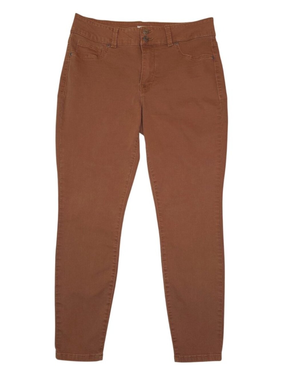 M Jeans By Maurices High Rise Super Skinny Jeggings Jeans Medium Short Rust